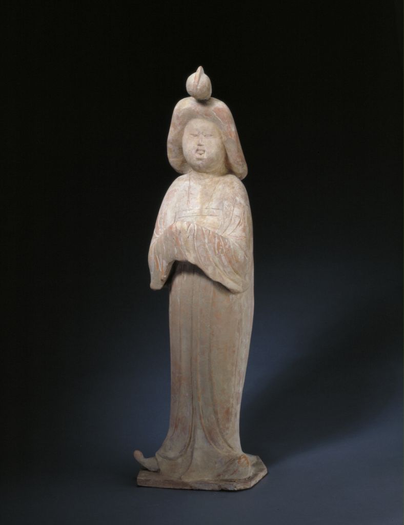 图片[1]-Pottery painted female figurines-China Archive